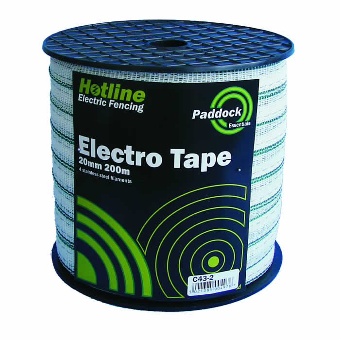 20mm Paddock Tape 200m